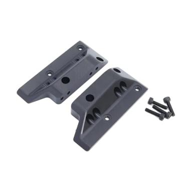 Imagem de High Clearance Carbon LCG Chassis Kit Fiber Carbon Rails Body Mount Front Rear Chassis Brace Skid Plate Sliders Upgrade Parts (Sliders)