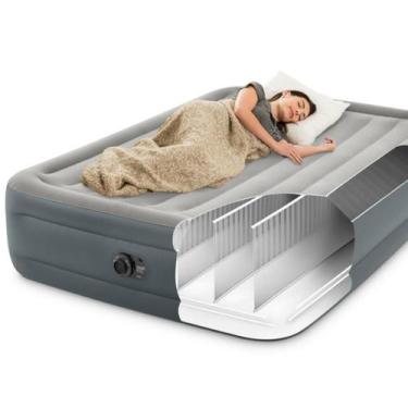 Imagem de Colchão inflável essential rest queen size c/ bomba embutida - INTEX,