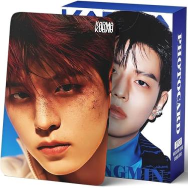 Imagem de Stray Kids Photocards 127 PCS Stray Kids Karama Cartões fotográficos Stray Kids Dominate World Tour Photocards lomo Card Gift Lomo Cards Merch para crianças s, meninos e meninas (Kim Seung-min)