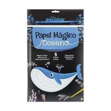 Imagem de Linha Escolar Papel Mágico: Oceano