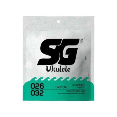 Imagem de Encordoamento nylon branco p/ukulele baritono 0.026 sg 10984