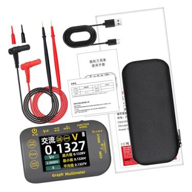 Imagem de MERIGLARE Multímetro digital inteligente, medidor de corrente, testador portátil preciso, voltímetro CC para engenheiros de carros elétricos domésticos, Exibição Digital