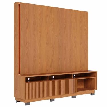 Imagem de Estante Painel Para TV 75 Pol LED 200cm Yarden C04 Freijó - Lyam Decor