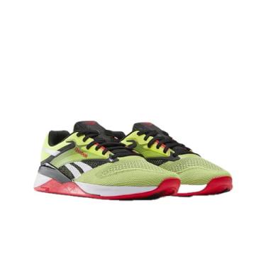 Imagem de Reebok Tênis unissex adulto Nano X4, Verde/preto/vermelho vetor, 11 Women/9.5 Men