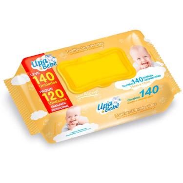 Imagem de Toalha Umedecida Upa Bebê Leve 140 Pague 120 Unidades