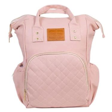 Imagem de Mochila Maternidade Griff Baby Matelassê Prime Rosé