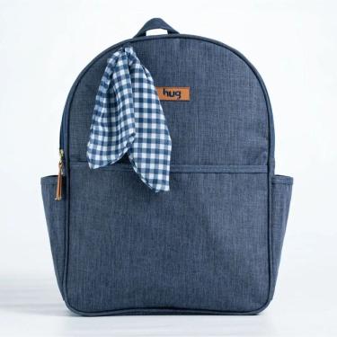 Imagem de Mochila Maternidade Unissex Mescla Azul Marinho - Hug