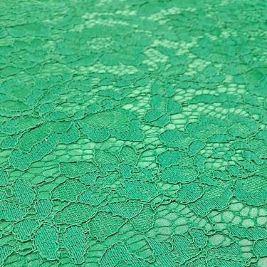 Imagem de Rolo 3 Metros Renda Suiça Forrada 95% Poliéster 5% Poliamida