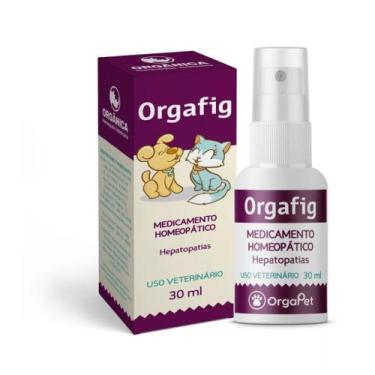Imagem de Orgapet Orgafig 30ml Homeopático para Saúde Hepática e Biliar em Cães 