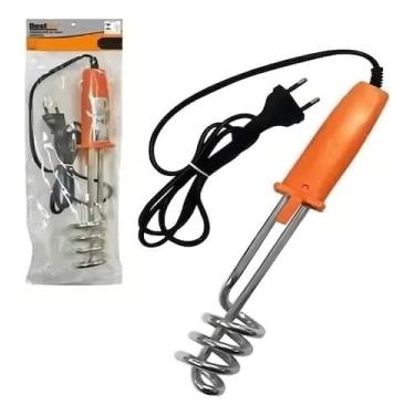 Imagem de Aquecedor Água Ebulidor Elétrico Portátil 1000w Cor Laranja - Bestfer