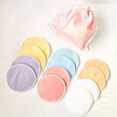 Imagem de Absorventes Laváveis para Seios, Kit com 6 Unidades, Tecido Respirável e Superabsorvente