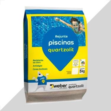 Imagem de Rejunte quartzolit 5kg piscina cinza platina