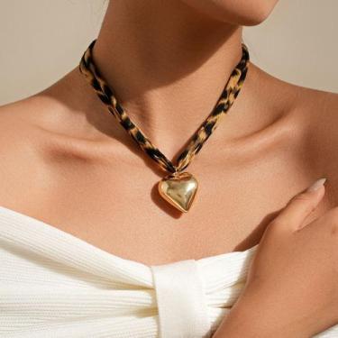 Imagem de Colar Crucifixo BJR com tema do oceano de verão com flor com estampa d