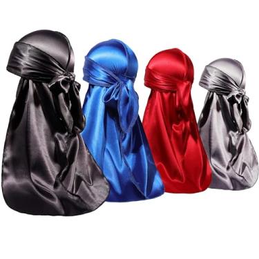 Imagem de Toucas de banho para mulheres, toucas de banho elásticas e reutilizáveis, touca de banho com camadas impermeáveis, toucas de banho, chapéu de banho de cabelo de proteção ambiental