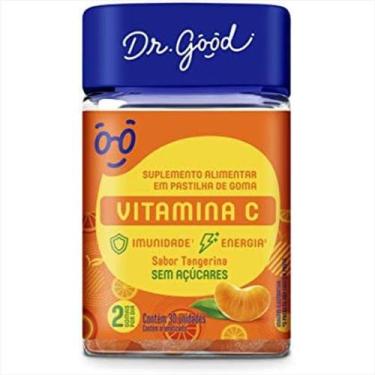 Imagem de Vitamina C Tangerina 30 Gomas Imunidade Dr Good Fini