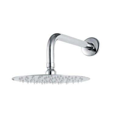 Imagem de Ducha Chuveiro Redonda Inox 20 cm Curuá Pingoo - Cromado - Pingoo.casa