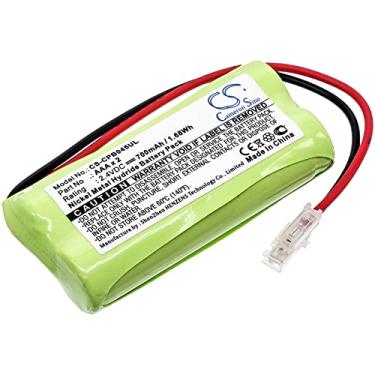 Imagem de 700mAh Telefone sem fio Bateria de substituição, Compatível com AAA x 2