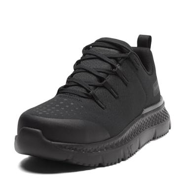 Imagem de Timberland PRO Tênis de trabalho feminino Intercept Steel Safety Toe Industrial Athletic, Preto, 5.5 Wide