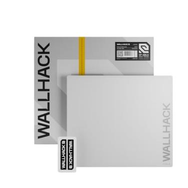 Imagem de Wallhack Tapete de mouse para jogos de vidro SP-004A – Superfície microgravada de 4ª geração, mousepad médio para esportes, deslizamento ultrarrápido com poder de parada, vidro temperado, durável e