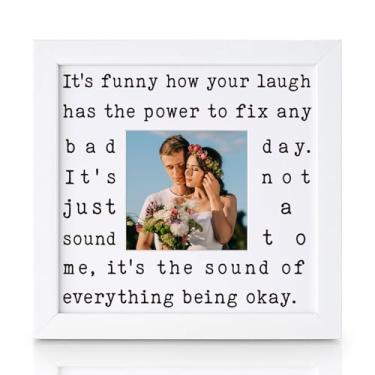 Imagem de THYGIFTREE Presentes atenciosos para esposa namorada do marido aniversário romântico aniversário aniversário dia dos namorados moldura de retrato sentimental eu te amo presente para ela