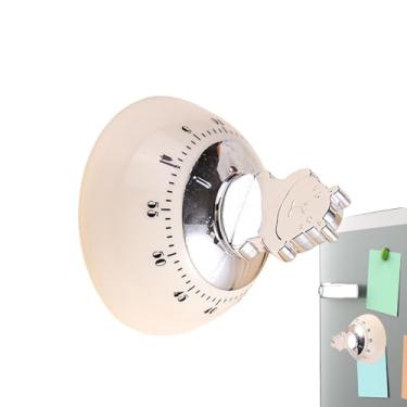 Imagem de Temporizador De Cozinha,Contagem Regressiva Manual Alarme Sonoro Alto - Temporizador Mecânico Visual Para Cozinha,Para Escola Casa Sala De Aula Dormitório Apartamento Estudantes Chef Entusiastas De