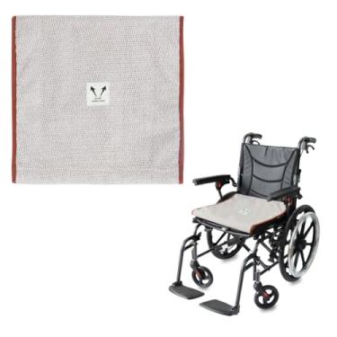 Imagem de EHUCONHEEL Almofada de assento com suporte de transferência unidirecional - Almofada antiderrapante de prevenção de quedas para idosos/deficientes em cadeiras de rodas, cadeiras, camas e mais - 43 cm