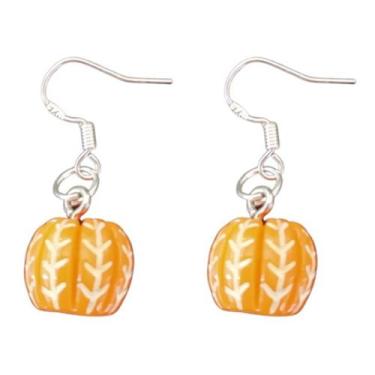 Imagem de Brincos Fruta Laranja Divertidos Criativos Moda Tiktok Kwai - BRW