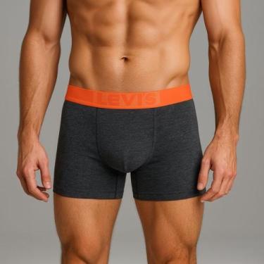 Imagem de Cueca cotton boxer masculina mescla escuro - ZOMBRE, Dark mixed, M