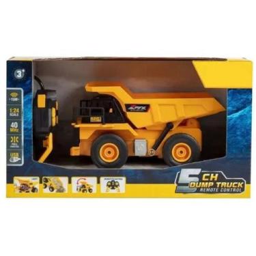 Imagem de Caminhão Caçamba Construção Controle Remoto 6 Funções Multikids BR2311