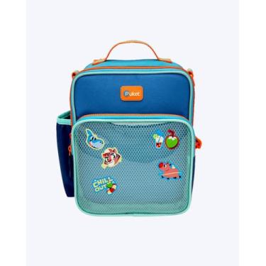 Imagem de Lancheira Térmica Color Block Puket 050404221, AZUL MARINHO, UN