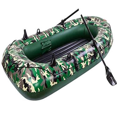 Imagem de Barcos infláveis para adultos barco bote inflável caiaque jangadas turismo caiaques pesca rafting verão esportes aquáticos divirta-se camuflagem