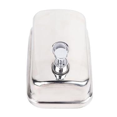 Imagem de Garosa Distribuidor de Sabão de Montagem Em Parede de Aço Inoxidável, Dispensador de Shampoo Creme Com Botão de Pressão de 500ml para Banheiro, Cozinha, Design Versátil, Durável e Elegante