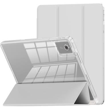 Imagem de INFILAND Capa para Lenovo Idea Tab 27.9 cm 2025, suporte fino, transparente, capa protetora inteligente para Lenovo Idea Tab 11 polegadas TB-336ZU/336FU [despertar/hibernar automaticamente] (prata)