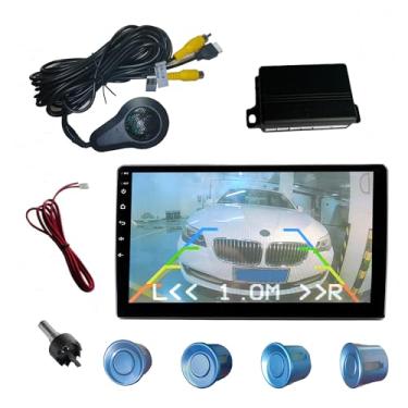 Imagem de SANDETOUN Kit de sensor de estacionamento kit de sensor de reserva sensor reverso para carro 18 opções de cores para sondas ajustável alarme volume profissional sensor de reversa para carro assistente