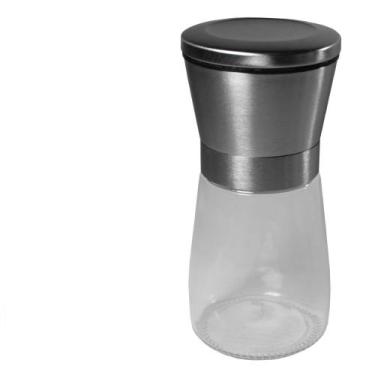 Imagem de Moedor de Vidro 180ml Porta Tempero com Tampa Inox - Fu Xing