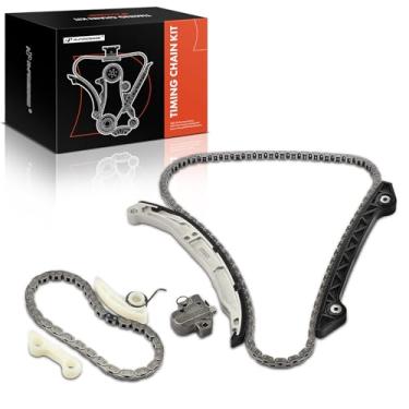 Imagem de A-Premium Kit de corrente de distribuição de motor 14 peças com roda dentada, tensor e guia compatível com Nissan e Infiniti - Pathfinder Armada 2004, TITAN 2004-2006, Armada 2005-2006, QX56 2004-2006