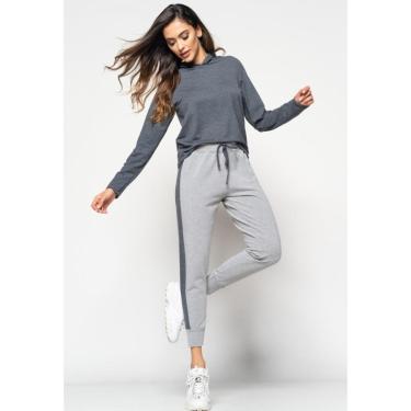 Imagem de Conjunto Salvatore Comfy Casaco Capuz e Jogger Moletinho Feminino-Feminino