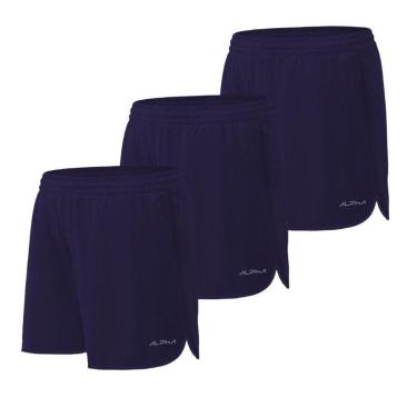 Imagem de Kit 3 Shorts de Corrida Dry Alpha Co-Masculino