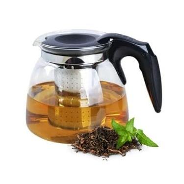 Imagem de Chaleira Com Infusor De Vidro 900ml Para Chá Bule