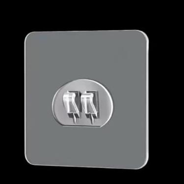 Imagem de Ganchos adesivos transparentes resistentes – ganchos de ventosa sem perfuração para vidro e azulejos, organizador doméstico com economia de espaço para chaves e utensílios (20 peças = 10 pares)