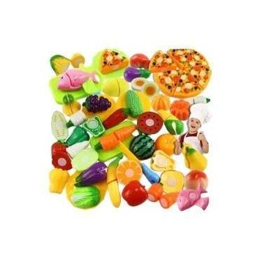Imagem de Brinquedo De Cortar Legumes Para Crianças, Conjunto De Casa De Brincar