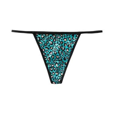 Imagem de Calcinhas Sexy Sem Costura Para Mulheres Com Estampa De Leopardo Em Vá