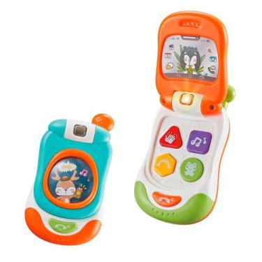 Imagem de Telefone Celular Flip Baby Guta Guti para seu Bebê com Luz e Som