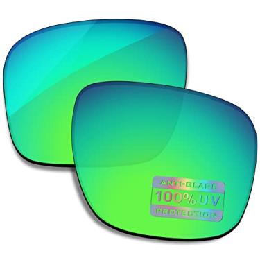 Imagem de Bowyer Lentes de reposição polarizadas para óculos de sol Arnette Witch Doctor AN4177 59 mm - Espelho verde jade