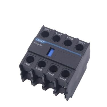 Imagem de AX-3X 11/02/20/22/31/13/40/03 Série NXC Contator AC Bloco de Contato Auxiliar Fivela Montagem 4NO/3NO 1NC/2NO 2NC/1NO 3NC/4NC(Cor: AX3X-02(2NC))