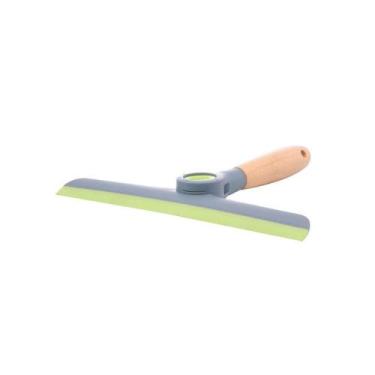 Imagem de Rodo Dobrável Lyor com Cabo de Bambu 19x24cm Natural