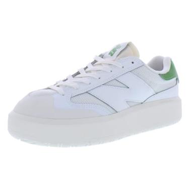 Imagem de New Balance Tênis de corrida masculino Ct302 Road, Branco puro/verde/branco, 10.5 Women/9 Men