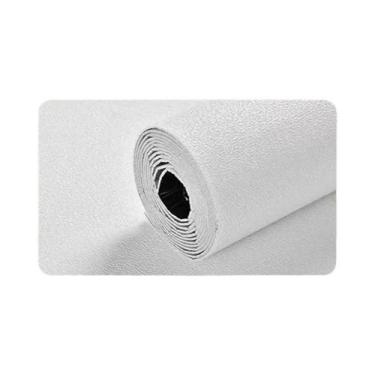 Imagem de Papel De Parede 3D Autoadesivo Grosso 10m Linho Liso Adesivos De Pared