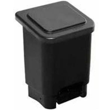 Imagem de Lixeira 15l c/ pedal preto larplasticos
