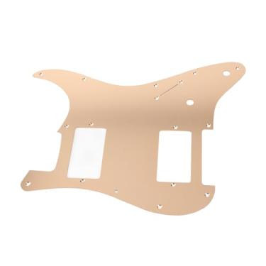 Imagem de QANYEGN Pickguard de guitarra, liga de alumínio humbucker, placa de substituição de arranhões para acessório de guitarra elétrica (Golden)